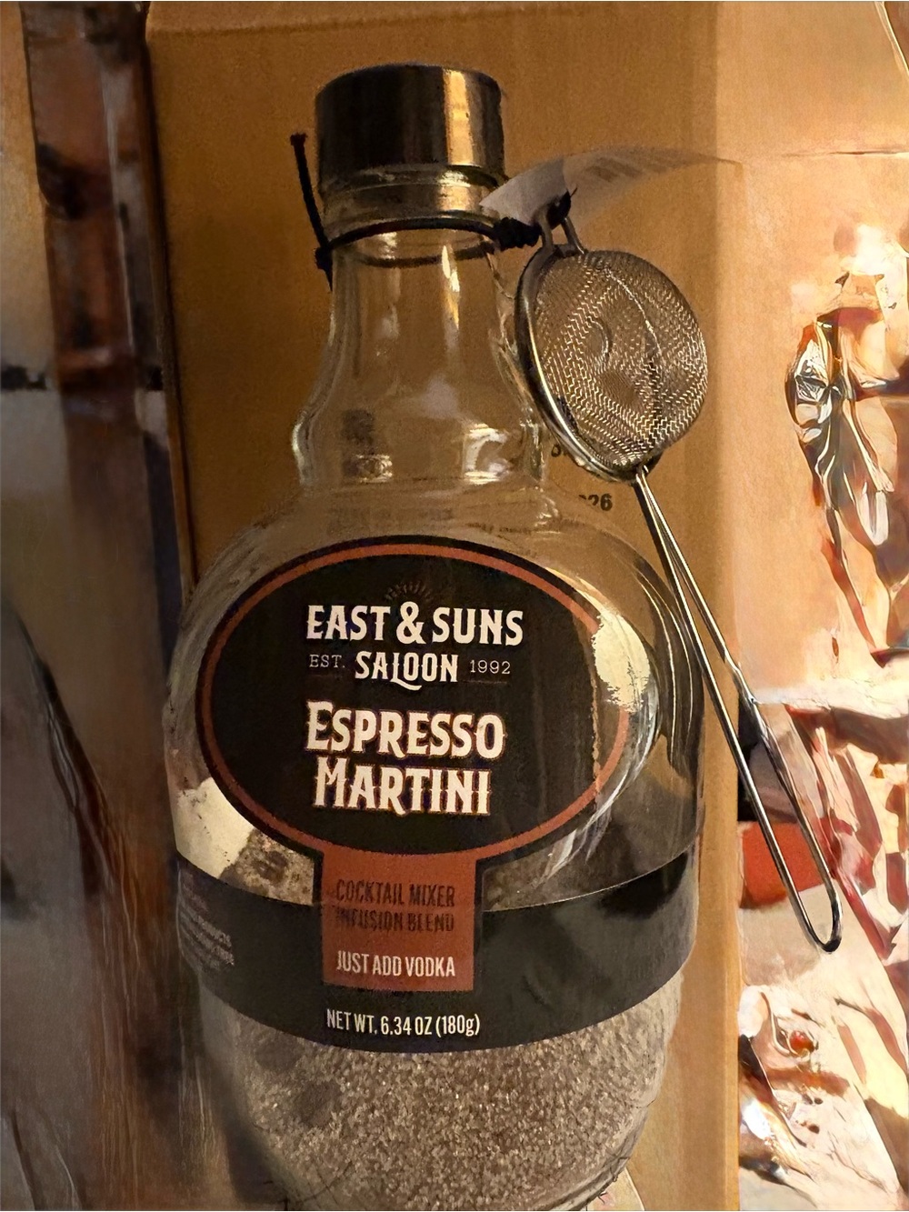 Espresso Martini Cocktail Mixer - Black
